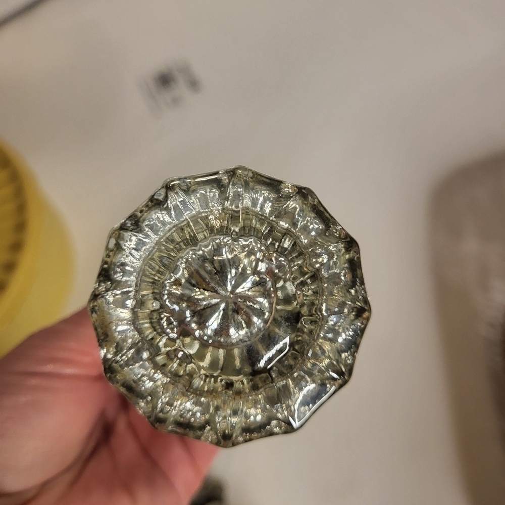 Vintage crystal door handle - Picture 4 of 7